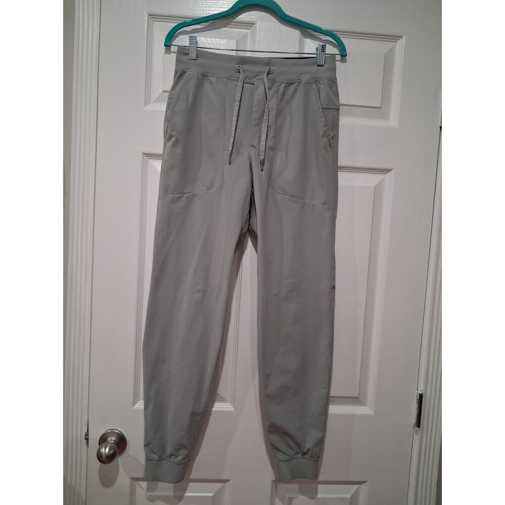 Lululemon Jogger Warpstreme Tapered Fit Pull-On Drawstring Silver rise Small.